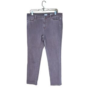 J Jill Authentic Fit Slim Ankle Size 12 Jeans, Dusty Rose